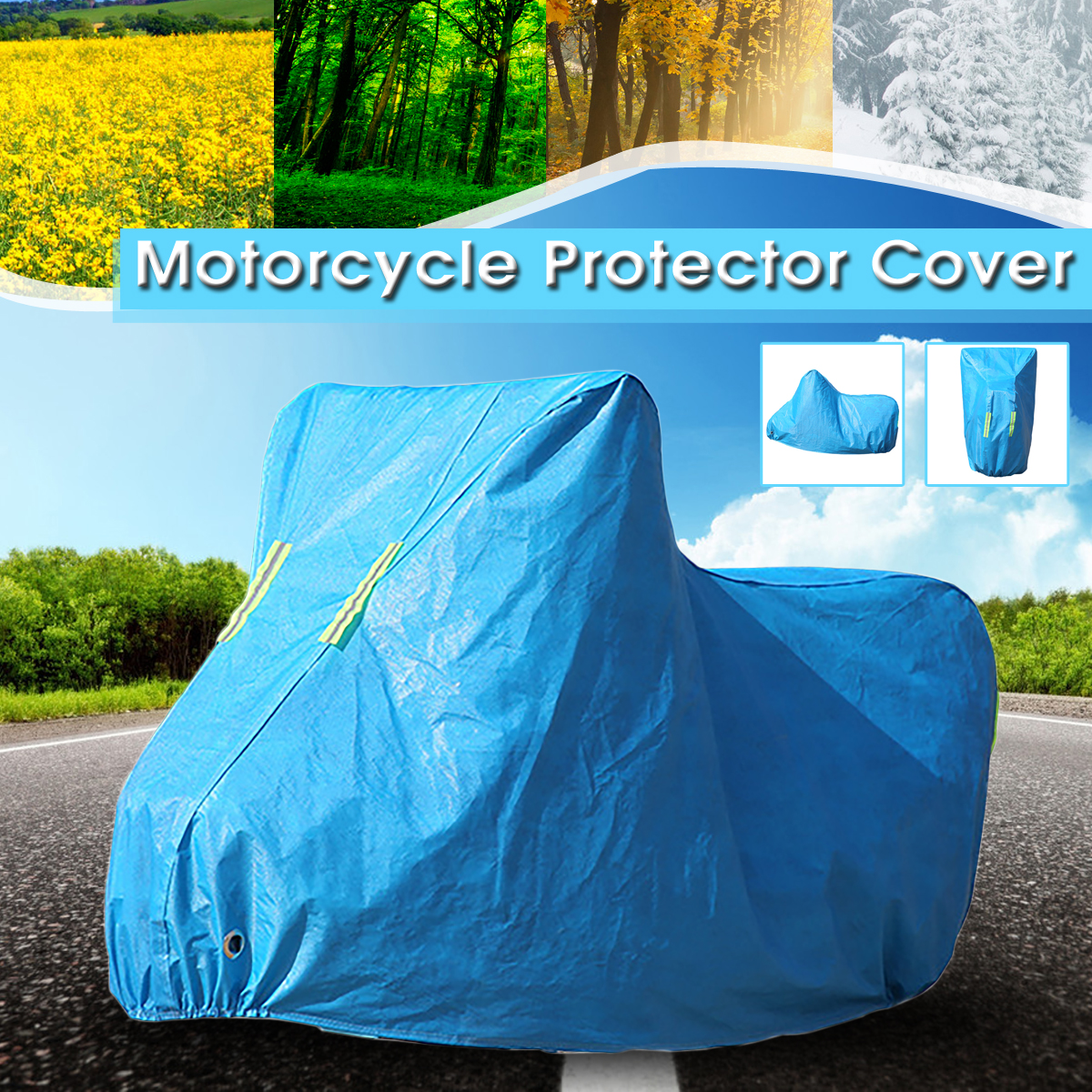 Motorcycle-PEVA-Protector-Cover-Waterproof-With-Reflactive-Strip-Blue-1582991