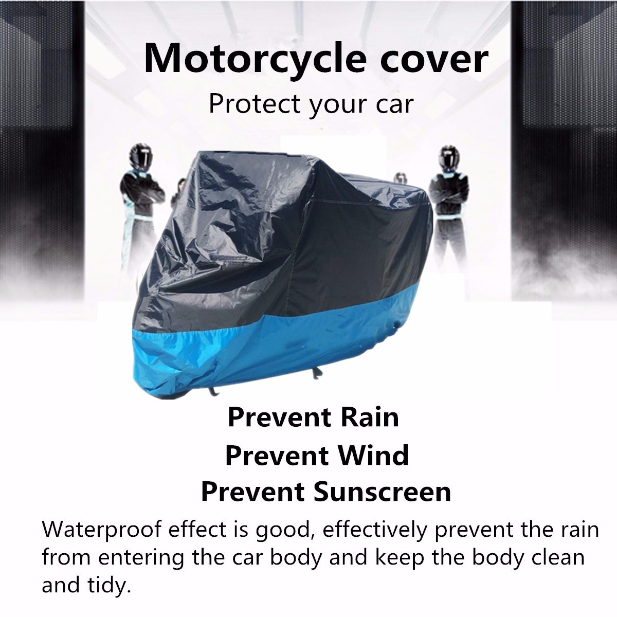 Motorcycle-Waterproof-Cover-Scooter-Rain-Dust-Cover-Blue-Black-M-XL-1113464