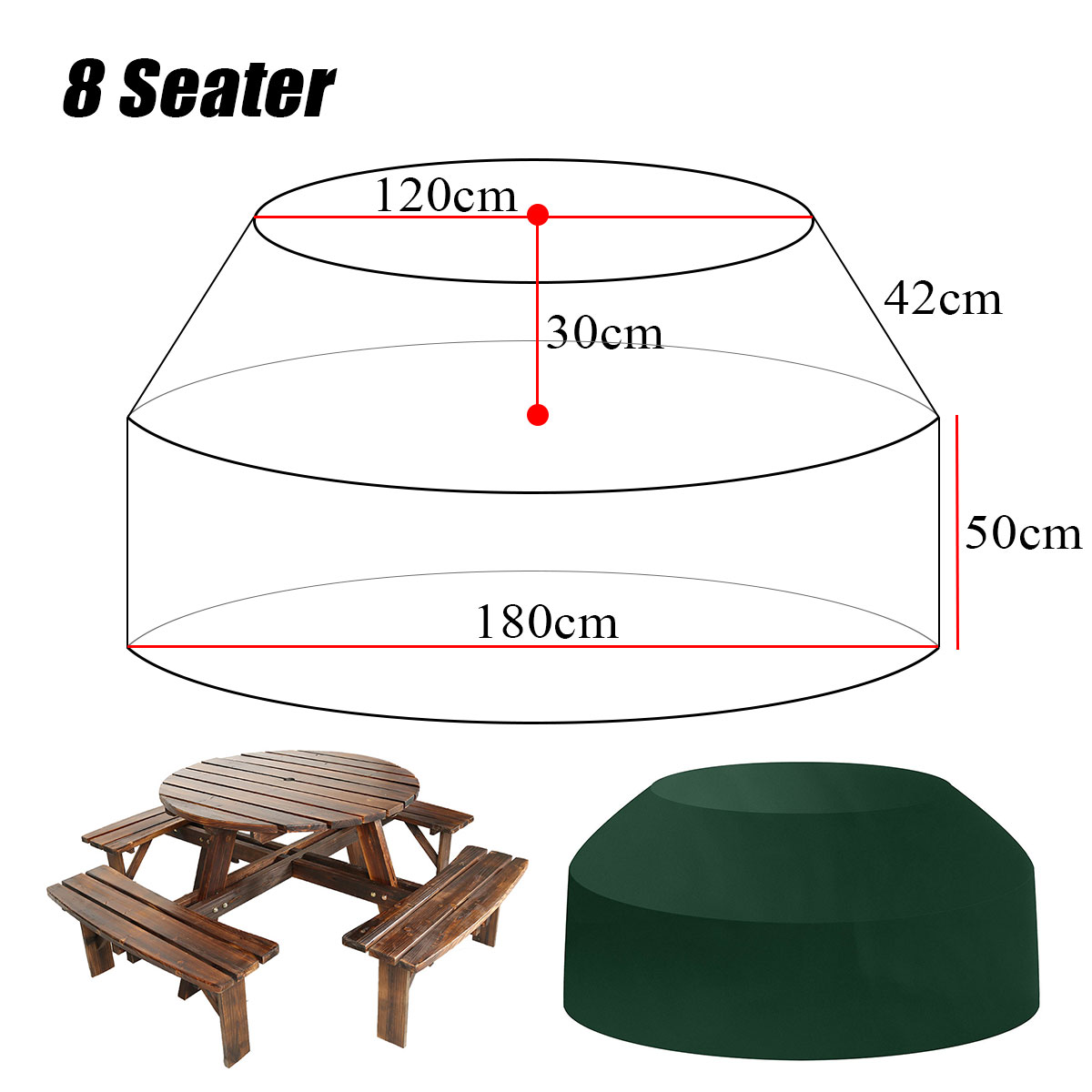 Waterproof-Outdoor-Motorcycle-Dustproof-Cover-68-Seater-Round-Tablecloth-Home-Picnic-Table-Green-1697498