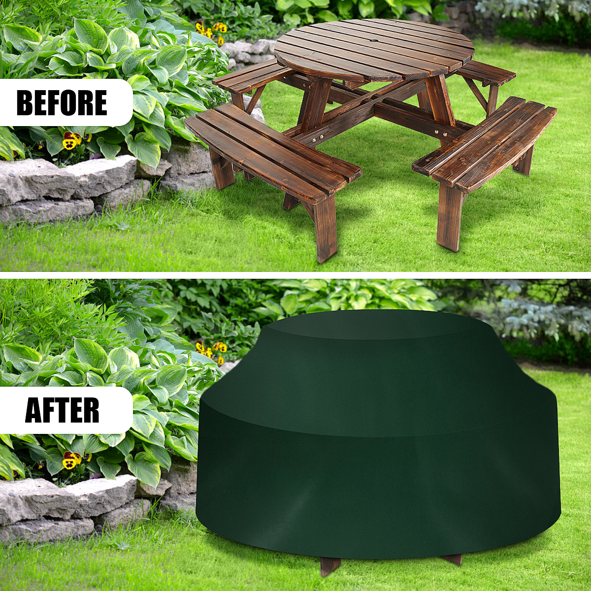 Waterproof-Outdoor-Motorcycle-Dustproof-Cover-68-Seater-Round-Tablecloth-Home-Picnic-Table-Green-1697498