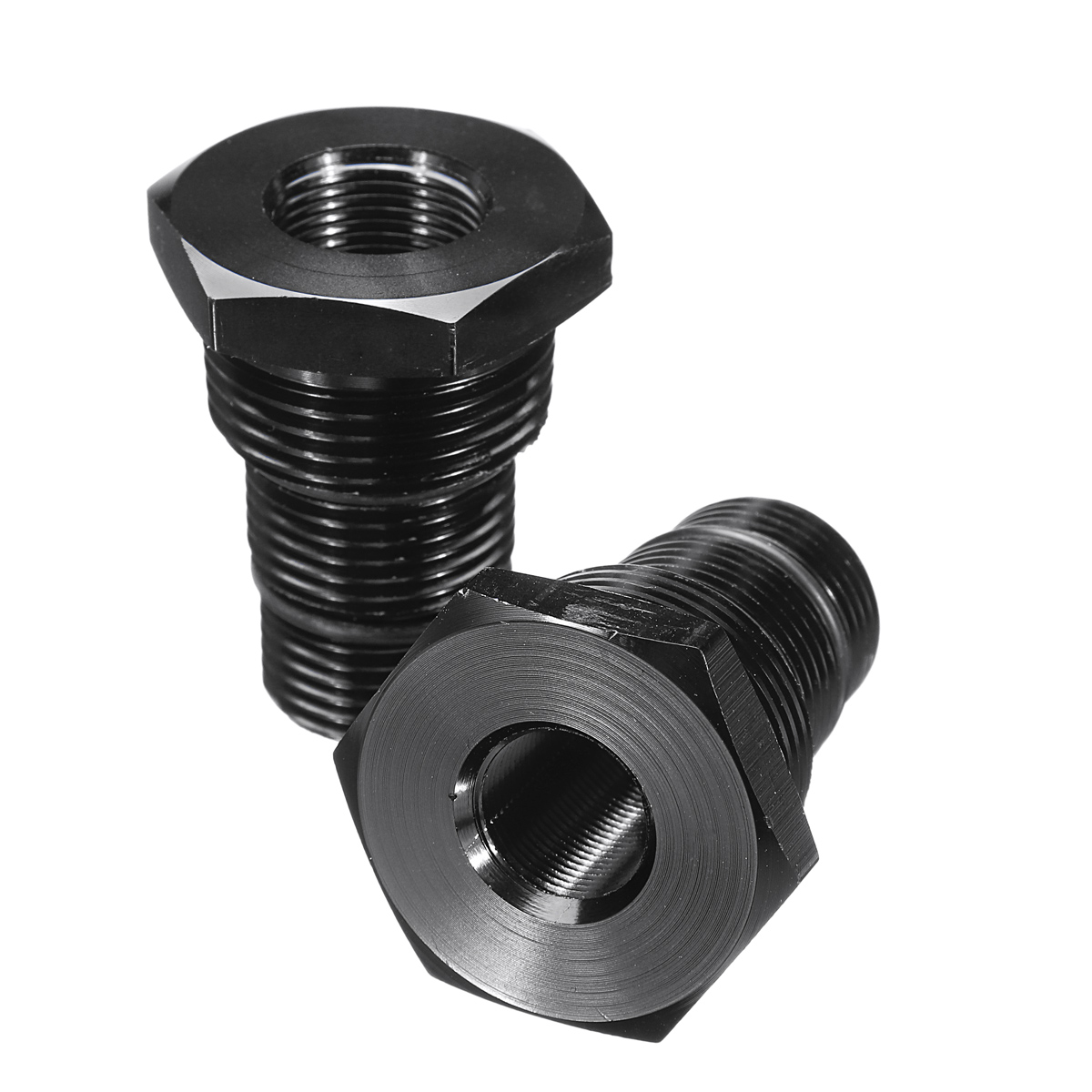 12-28-58-24-34-16-1316-16-34NPT-Thread-Suppressor-Oil-Filter-Adapter-Black-1549636