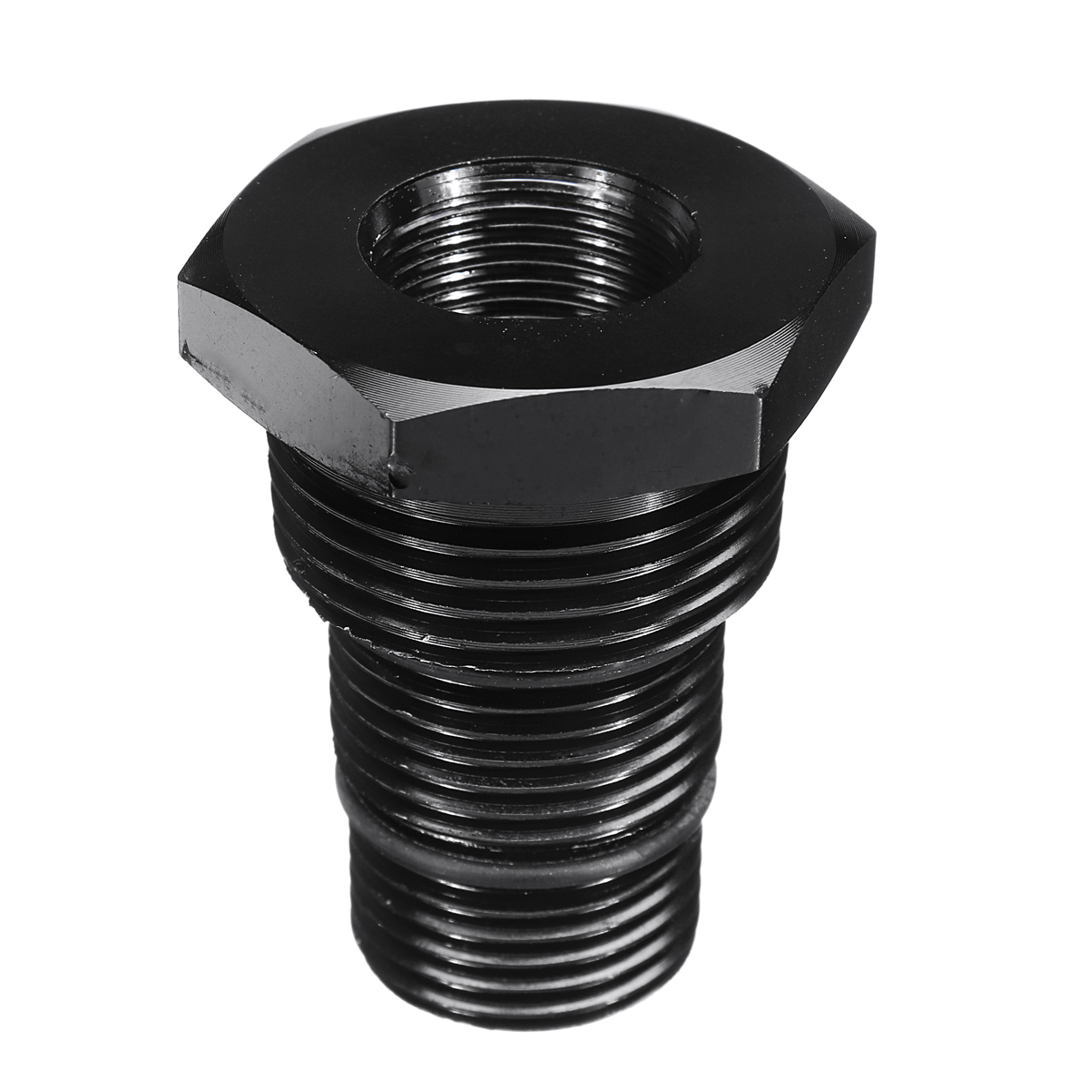 12-28-58-24-34-16-1316-16-34NPT-Thread-Suppressor-Oil-Filter-Adapter-Black-1549636