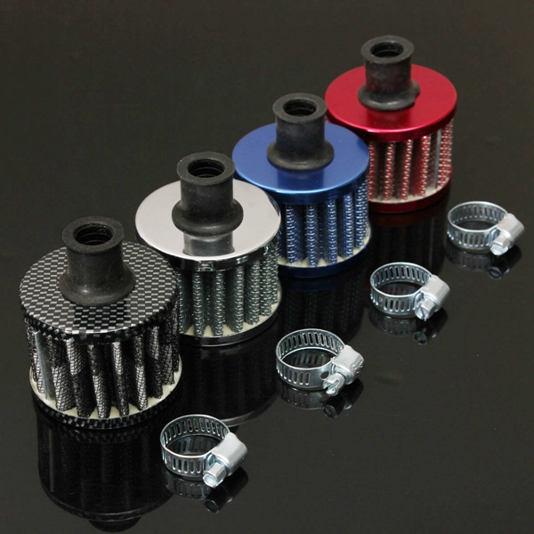 12mm-Motor-Oil-Cold-Air-Intake-Filter-Kit-Crank-Case-Vent-Cover-Breather-991012