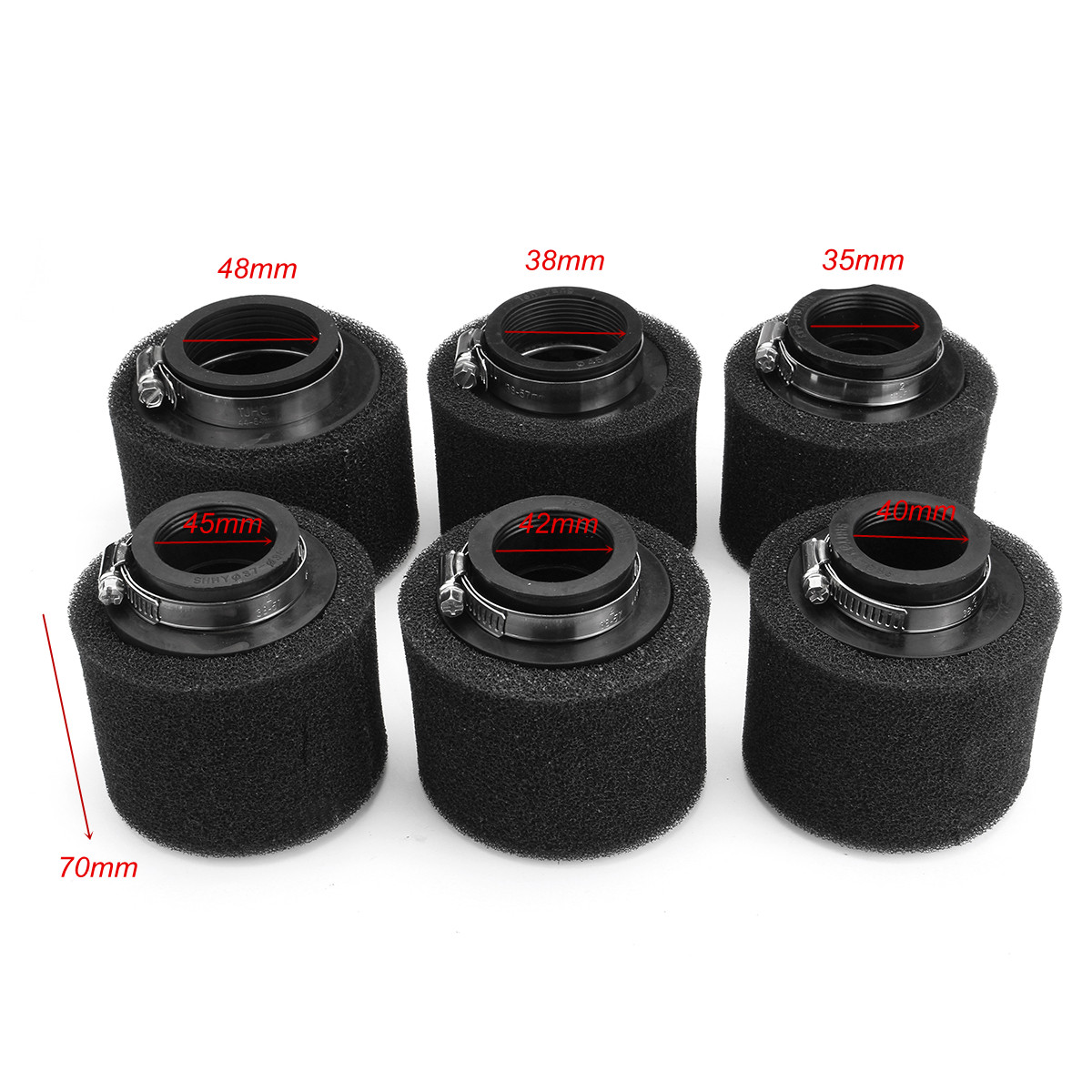 353840424548mm-Universal-Foam-Motorcycle-Air-Filter-Cleaner-Pit-Dirt-Bike-1224503