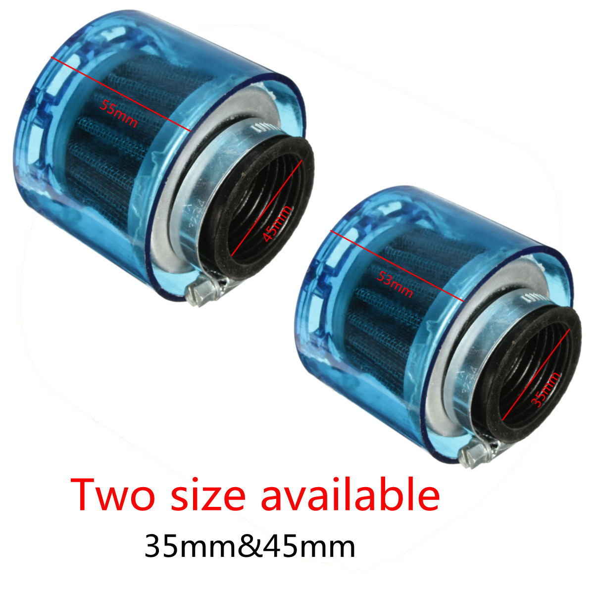 35mm45mm-Air-Filter-Splash-Proof-Cover-50cc-110cc-125cc-Motorcycle-ATV-PIT-Dirt-Bike-1043956