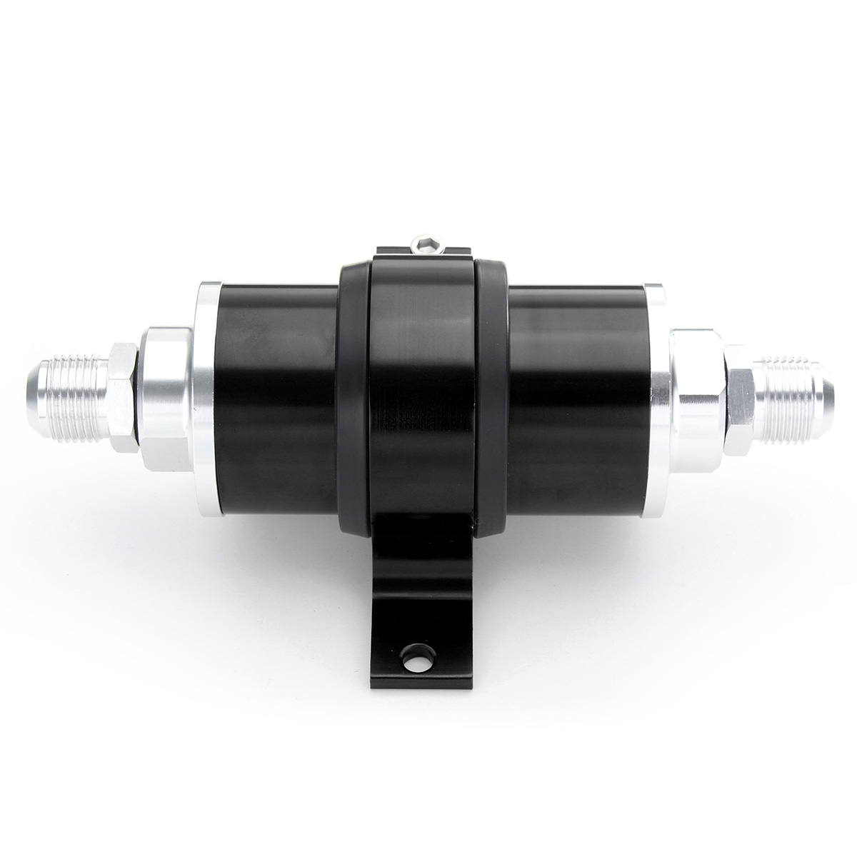 AN6-AN8-AN10-30-Micron-Billet-Aluminum-Inline-Fuel-Oil-Petrol-FilterBracket-Set-1548800