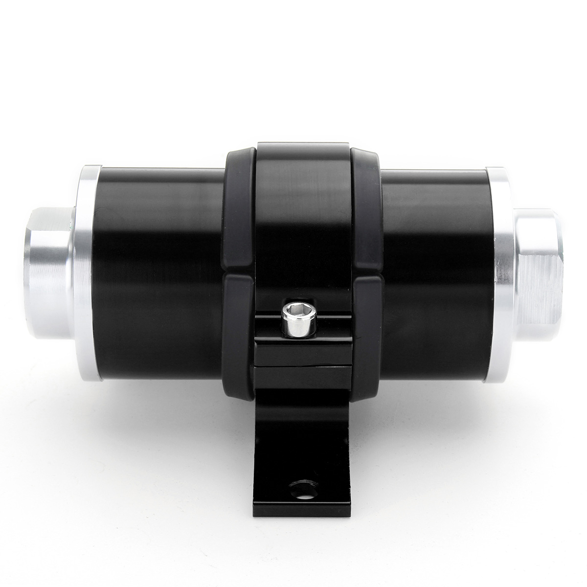 AN6-AN8-AN10-30-Micron-Billet-Aluminum-Inline-Fuel-Oil-Petrol-FilterBracket-Set-1548800