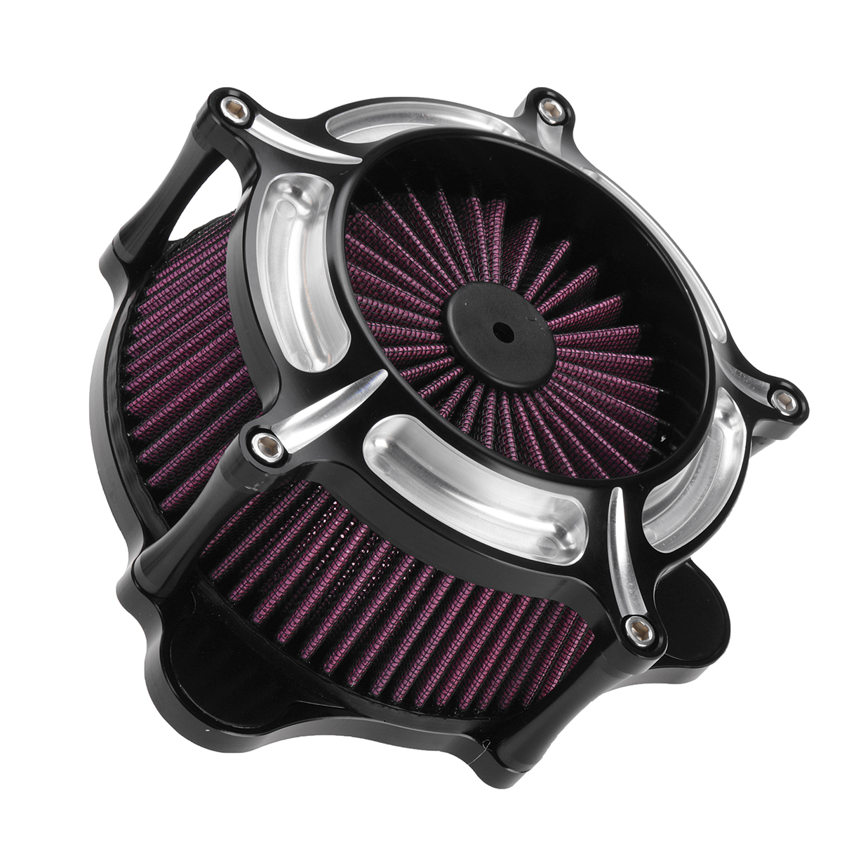 Air-Cleaner-Intake-Filter-For-Harley-TouringSoftailDynaGlideRocker-FXSBSE-1613680