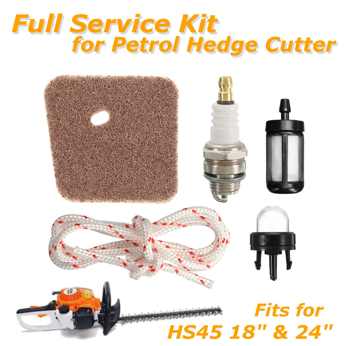 Air-Filter-Spark-Plug-Full-Service-Kit-For-HS45-Petrol-Hedge-Cutter-Trimmer-1281803