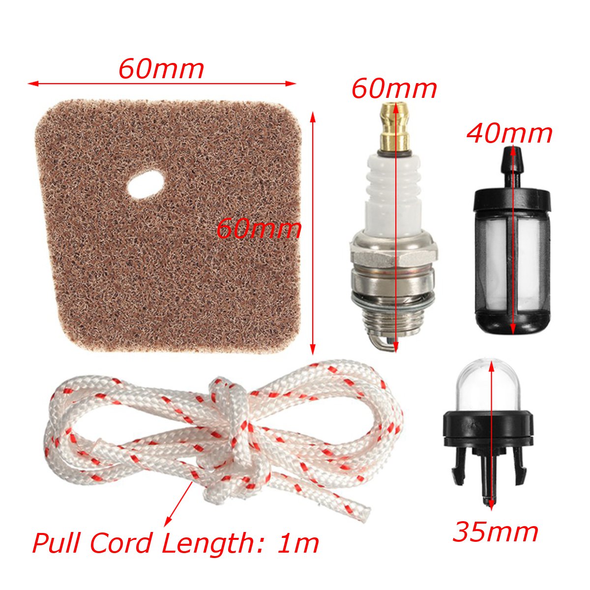 Air-Filter-Spark-Plug-Full-Service-Kit-For-HS45-Petrol-Hedge-Cutter-Trimmer-1281803