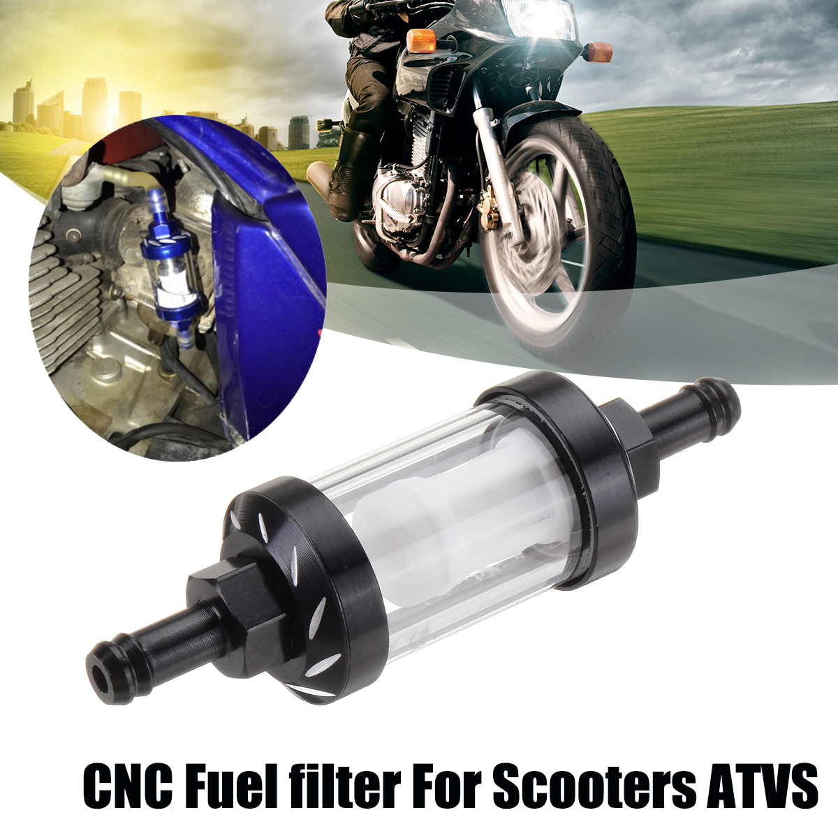 Aluminum-Alloy-CNC-Fuel-Filter-High-Performance-For-Motorcycle-Scooters-ATV-Kart-1454648
