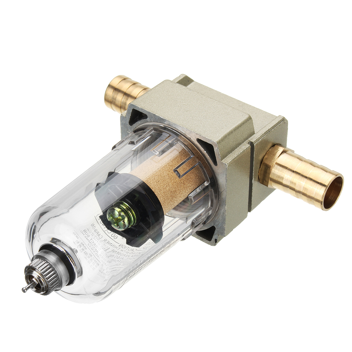 Engine-Oil-Catch-Tank-Reservoir-Can-Filter-w-2-Connector-Tube-1550372