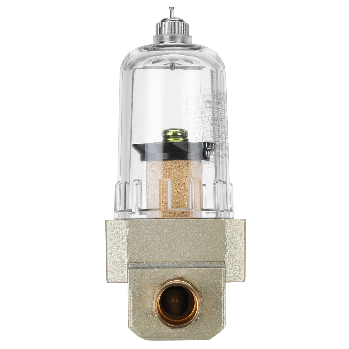 Engine-Oil-Catch-Tank-Reservoir-Can-Filter-w-2-Connector-Tube-1550372