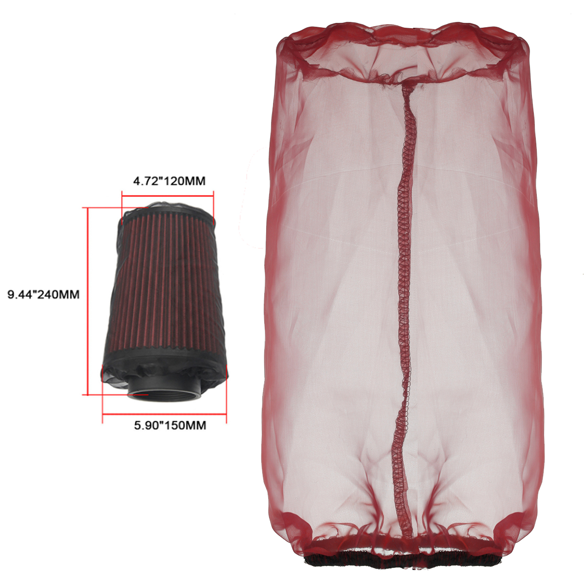 Motorcycle-Air-Filter-Cleaner-Protective-Rain-Sock-Cover-Waterproof-For-Harley-SL-1764492