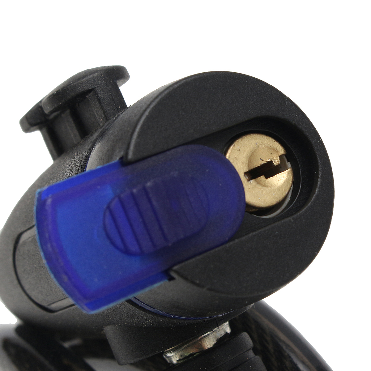 100cm-x-12mm-Black-Steel-Cable-Lock-w-2-Keys-Strong-Security-Chain-For-Motorcycle-Scooter-Bicycle-1148988