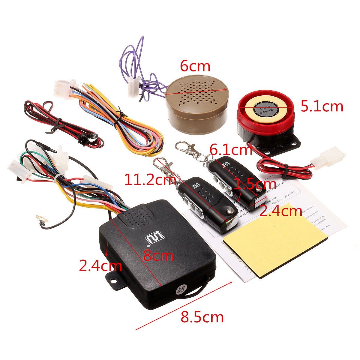 125dB-Motorcycle-Security--Anti-theft-Alarm-System--Motorbike-Immobiliser-Remote-Control-1747787