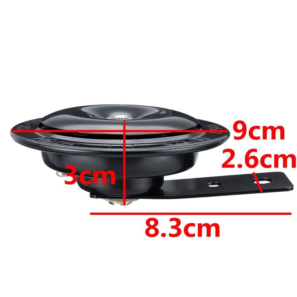 12V-105DB-Motorcycle-Horns-Basin-Speaker-Tone-Car-Bike-ATV-Stainless-Steel-Trumpet-1371677