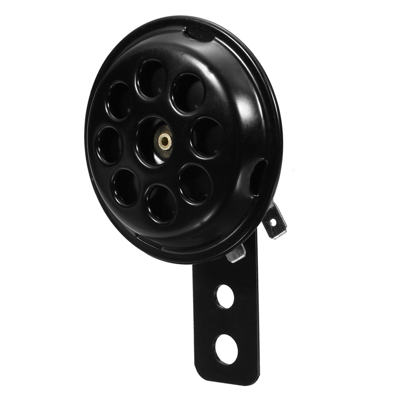 12V-105dB-Motorcycle-Car-Truck-Loud-Horn-Black-Metal-Custom-Waterproof-1357572