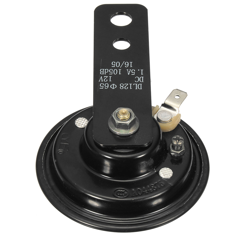 12V-105dB-Motorcycle-Car-Truck-Loud-Horn-Black-Metal-Custom-Waterproof-1357572
