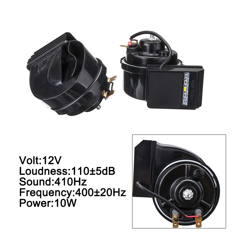 12V-10W-110dB-LED-Loud-Snail-Horn-Car-Auto-Motor-Motorcyclcle-Universal-1340483