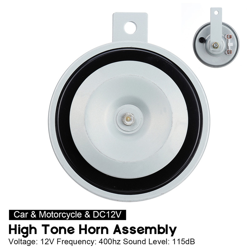 12V-115db-Electric-Tone-Motorcycle-Car-Horn-Super-Loud-Basin-Type-Iron-Gray-1500468