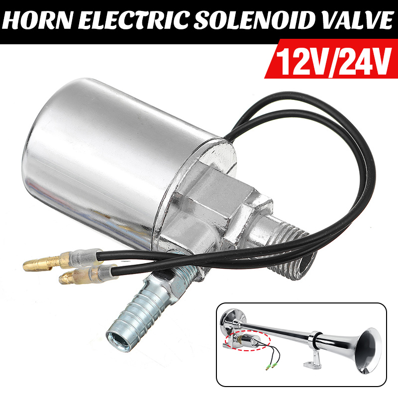 12V24V-Air-Horn-Electric-Solenoid-Valve-Heavy-Duty-14-Chrome-1665590