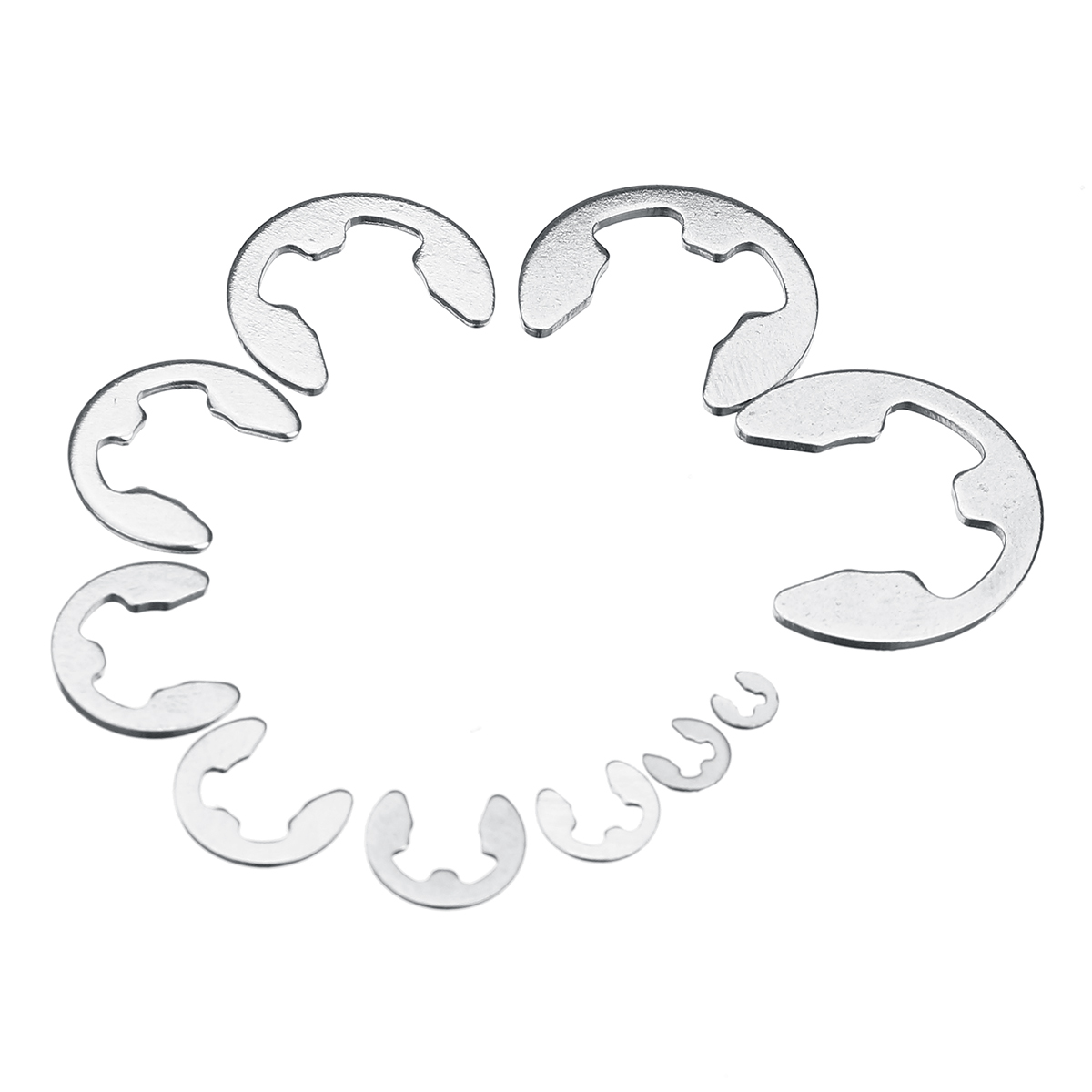 200Pc-E-Clip-Retaining-Snap-Ring-E-type-Circlip-Assortment-Kit-15-10mm-Stainless-Steel-1574227