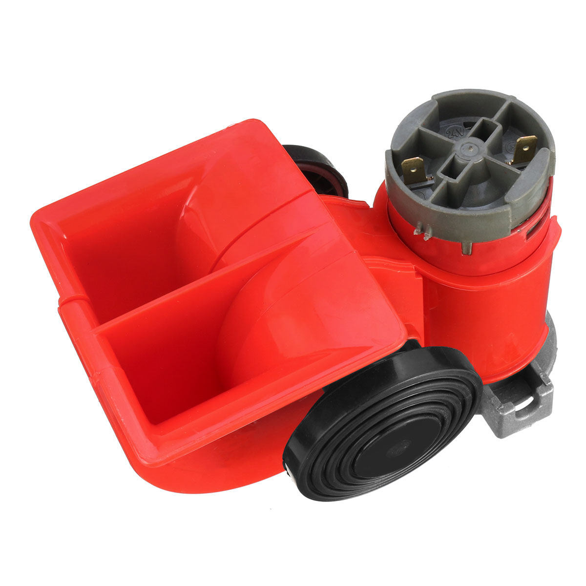 24V-300dB-Red-Dual-Tone-Electric-Pump-Air-Loud-Horn-Snail-Compact-For-Car-Truck-Motorcycle-1590174
