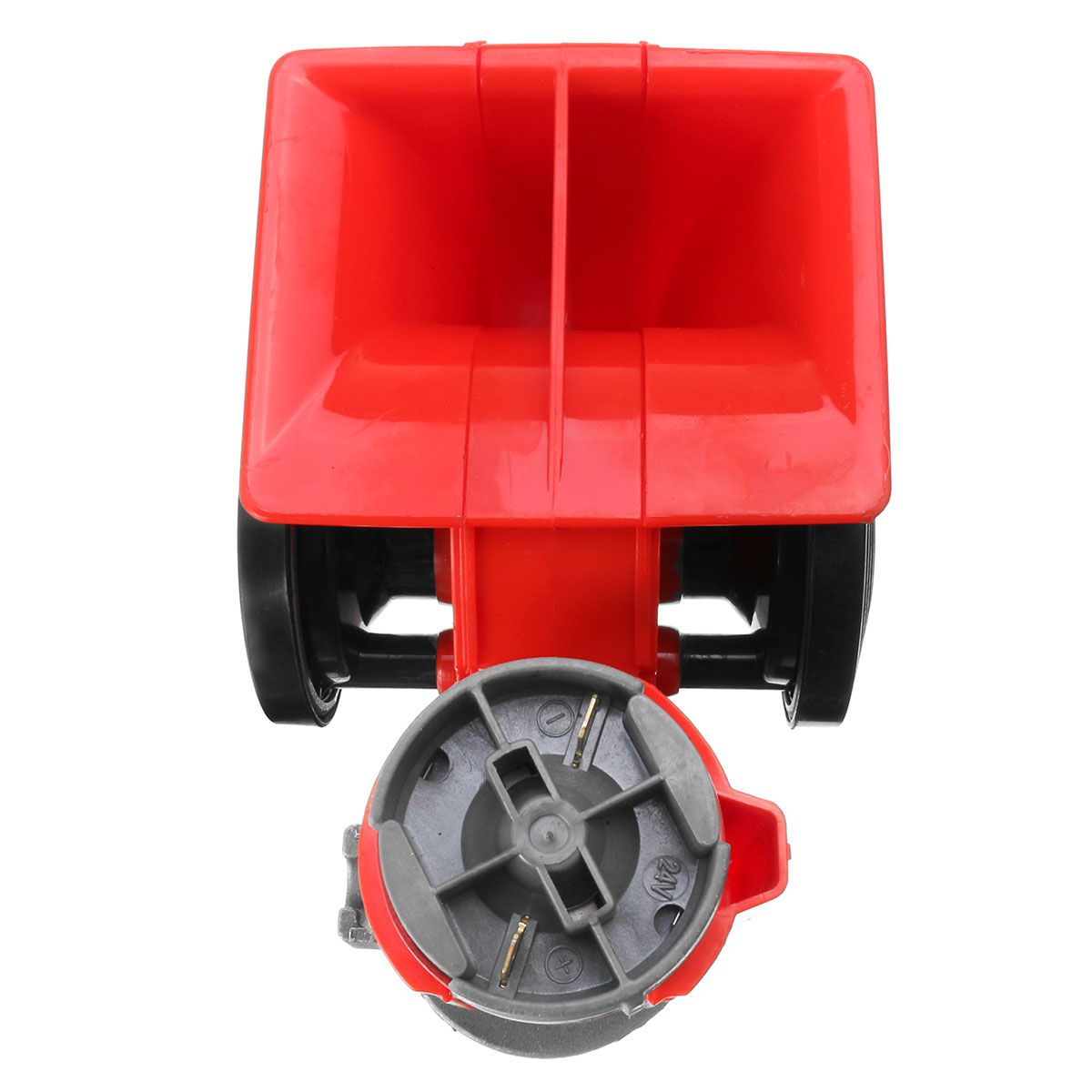 24V-300dB-Red-Dual-Tone-Electric-Pump-Air-Loud-Horn-Snail-Compact-For-Car-Truck-Motorcycle-1590174