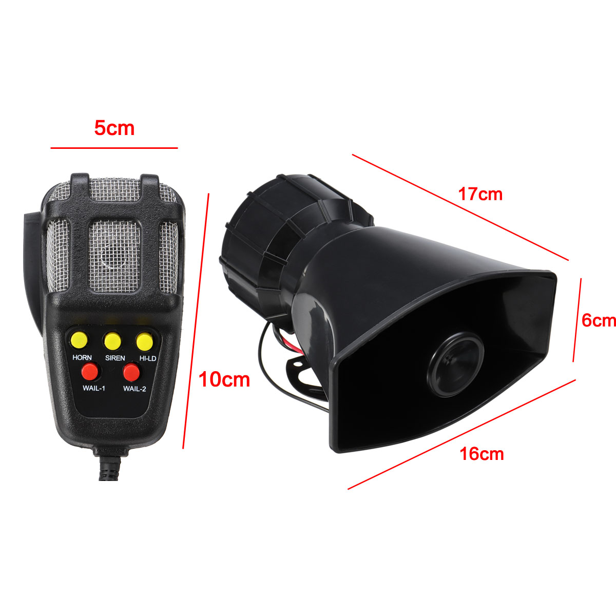 300db-12V-5-Sound-Electric-Air-Horn-General-Tone-Alarm-Car-Horn-With-Mic-1428669