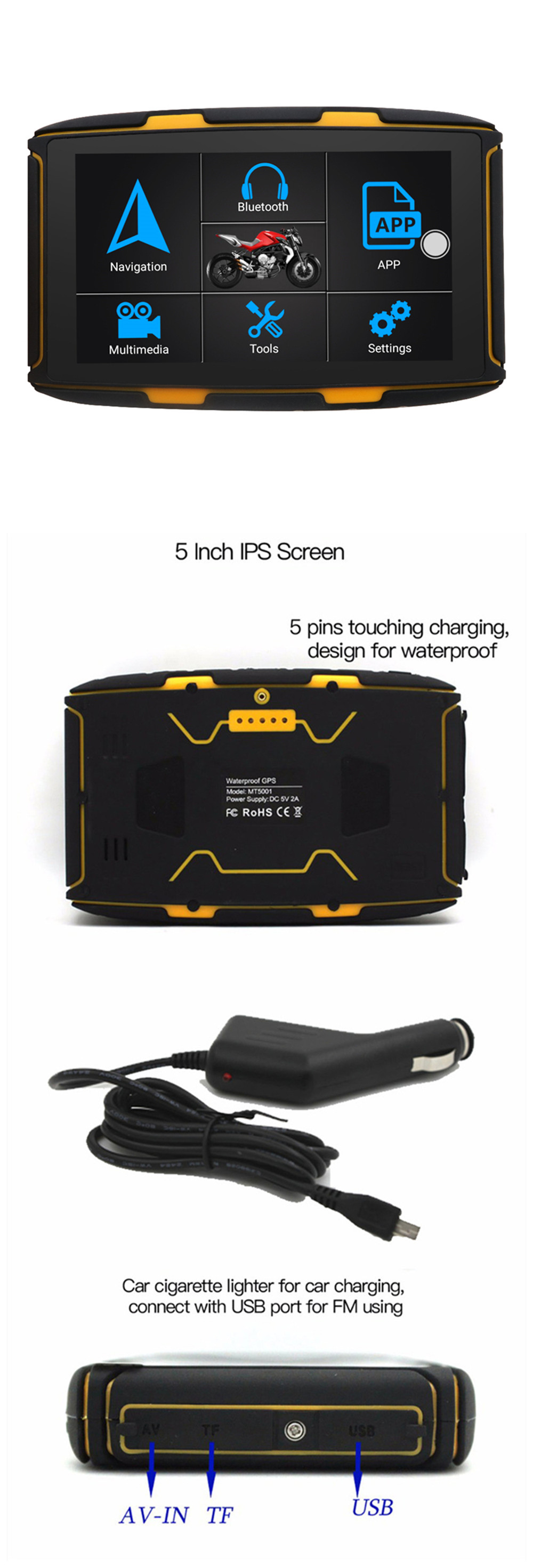 5-inch-Touch-Screen-GPS-Navigation-16G-IPS-Waterproof-Motorcycle-Car-With-bluetooth-Function-1583620