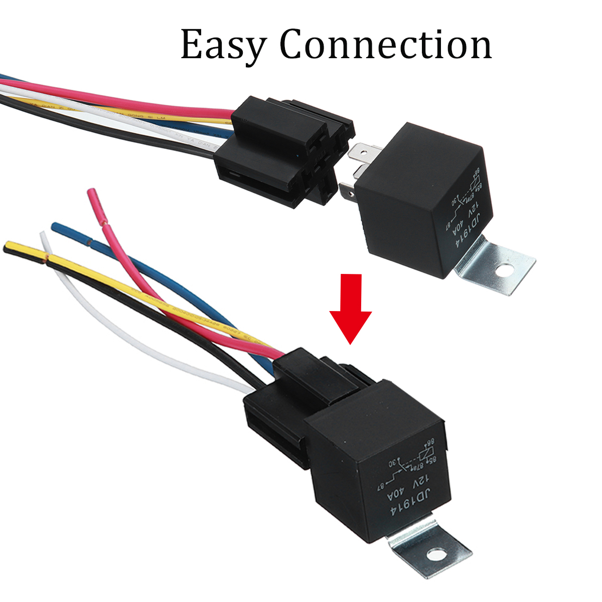 5Pcs-12V-SPDT-Automotive-Relay-5-Pin-5-Wires-With-Harness-Socket-Relay-Socket-Wire-1773976