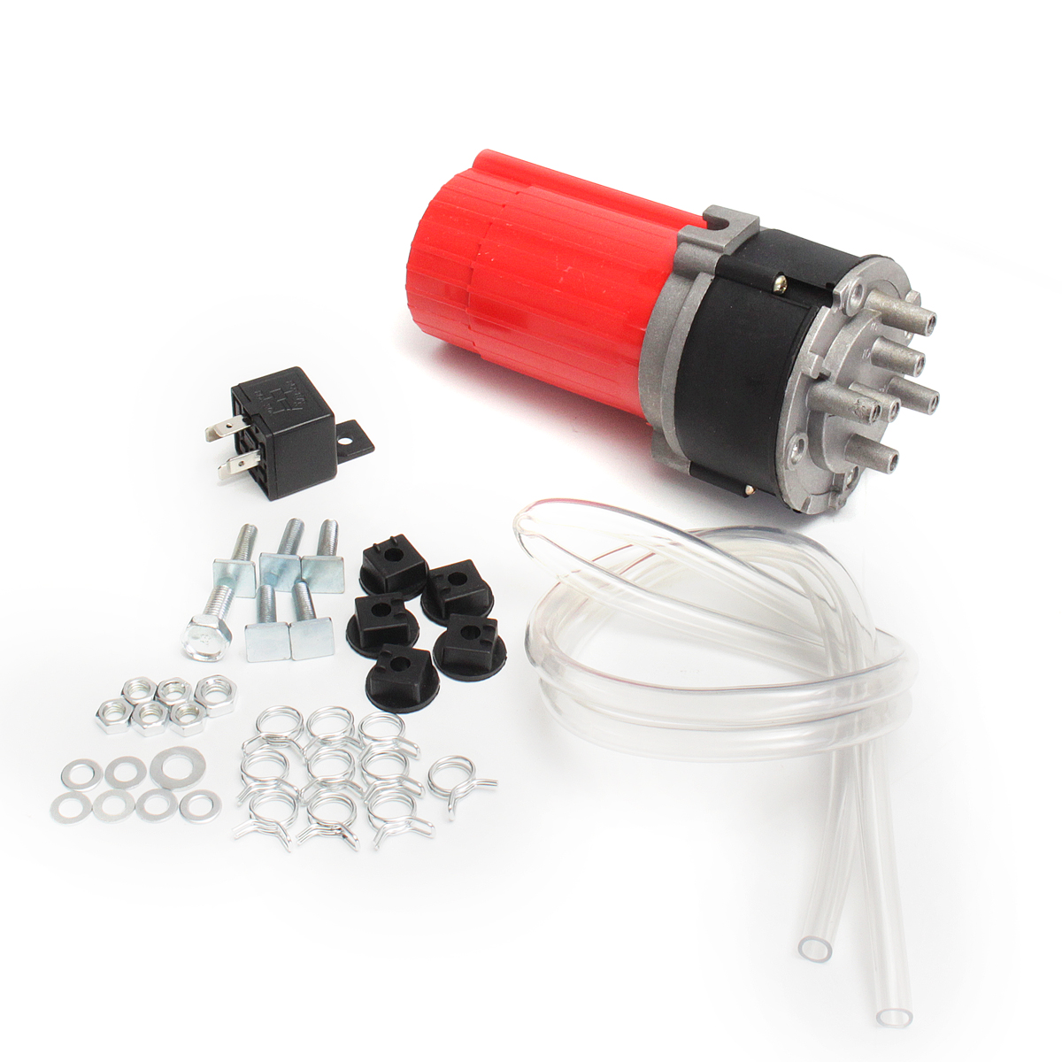 5pcs-178DB-12V-Compressor-Air-Horn-Kit-Silver-Trumpets-Chrome-Dukes-Car-Truck-1352283