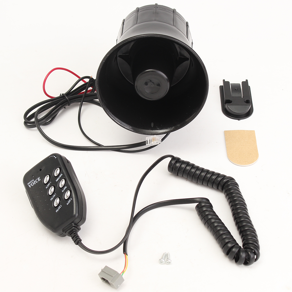 6-Sounds-Car-Motorcycle-Van-Truck-Electronic-Bell-Horn-Alarm-Loudspeaker-Siren-1134884