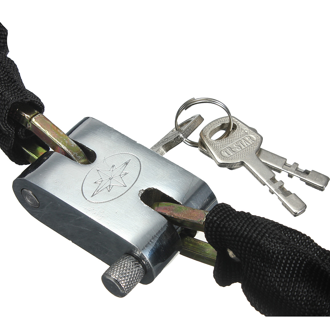 85cm-Metal-Chain-Safety-Lock-Padlock-For-Mountain-Road-Bike-Motorcycle-Scooter-916721