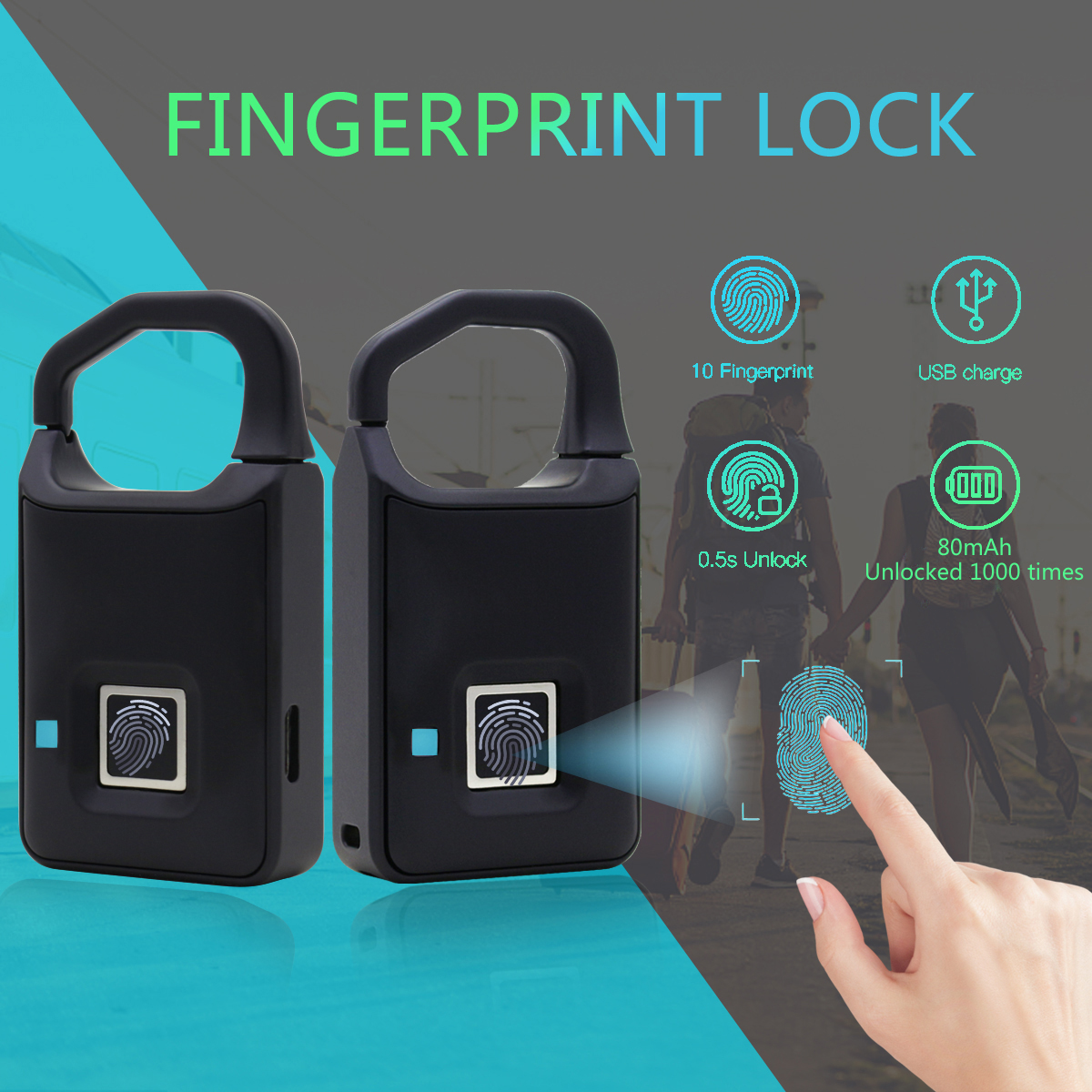 ANYTEK-P4-Smart-Fingerprint-Padlock-Keyless-Lock-USB-Charging-Waterproof-1454136