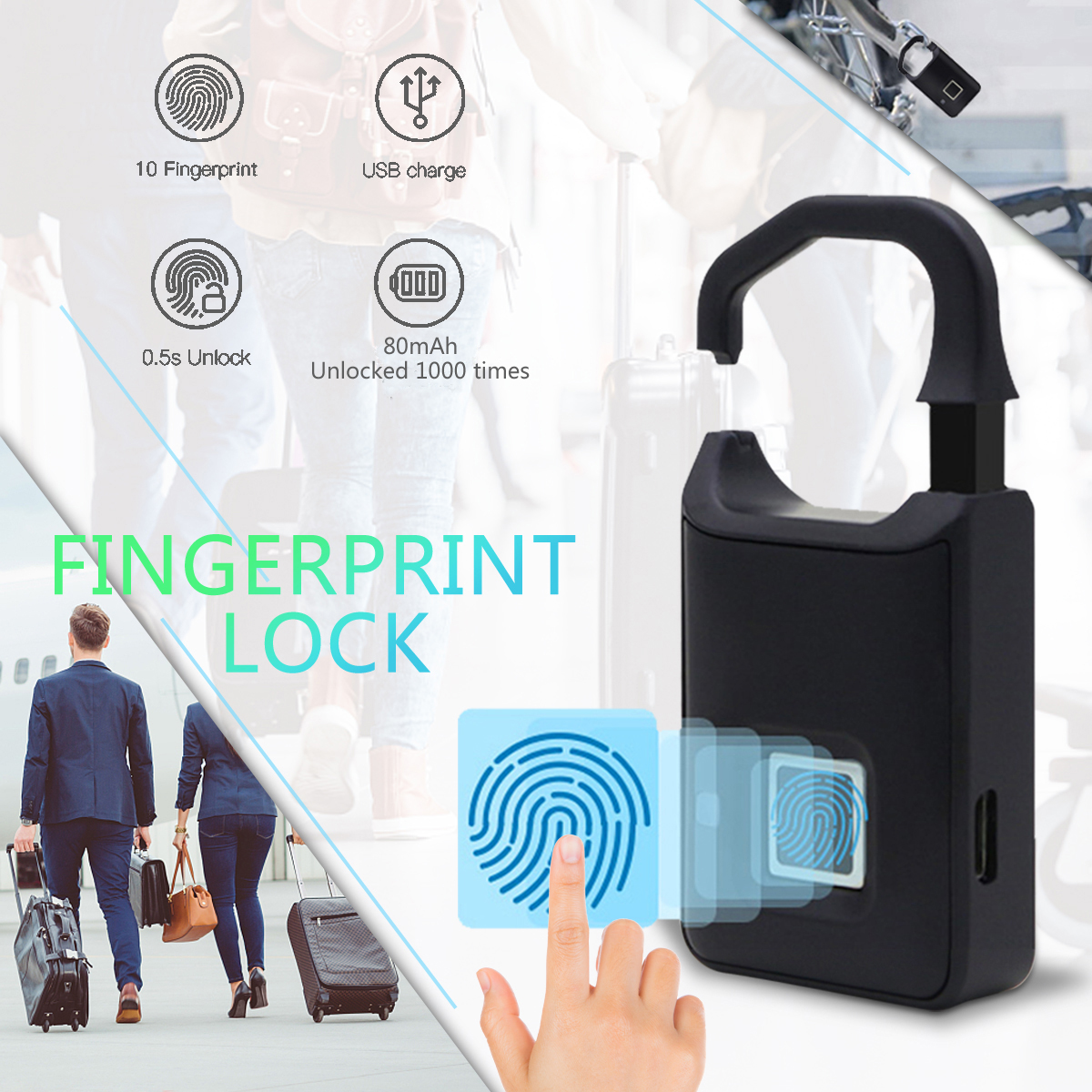 ANYTEK-P4-Smart-Fingerprint-Padlock-Keyless-Lock-USB-Charging-Waterproof-1454136
