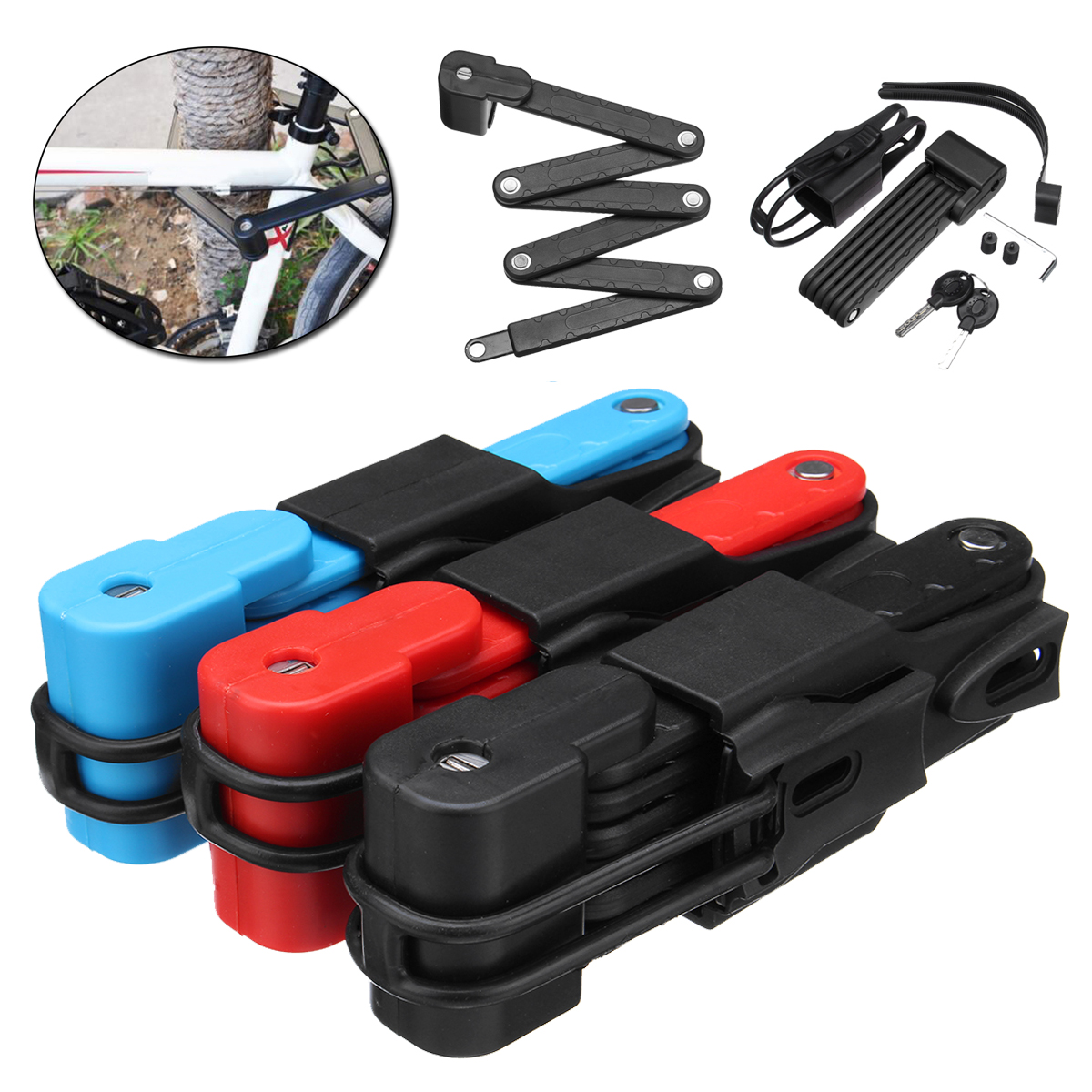 Anti-theft-Folding-Lock-Mootorcycle-Electric-Mountain-Bike-Anti-shear-1278343