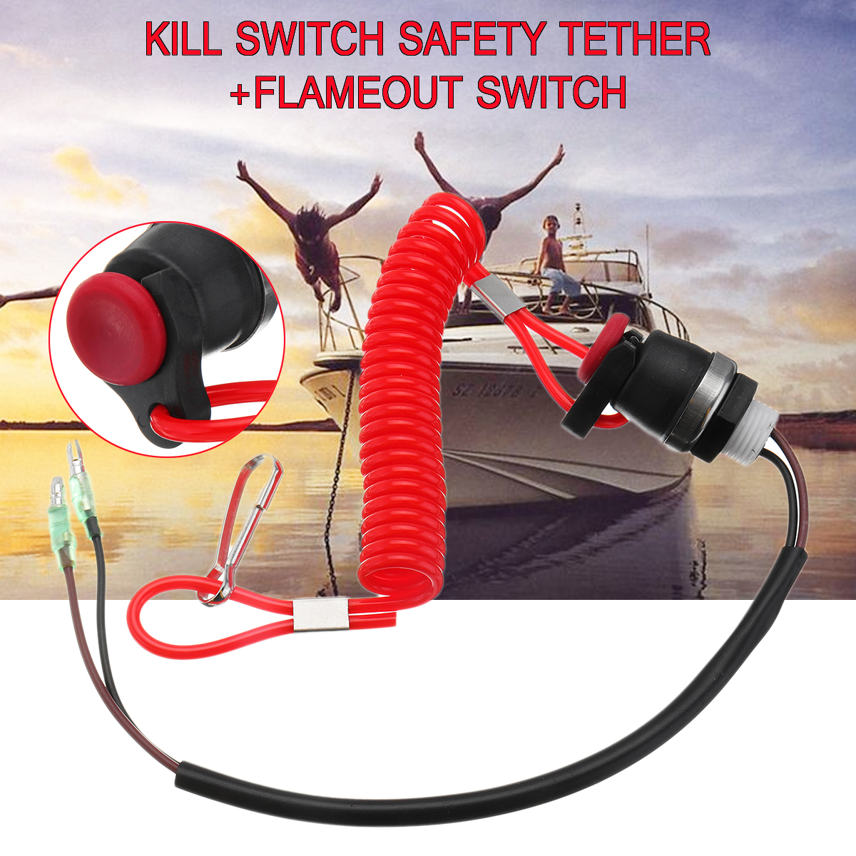 Boat-Kill-Switch-Tether-Cord-Lanyard-Red-For-Marine-Mercury-Tohatsu-Outboard-Engine-1428673