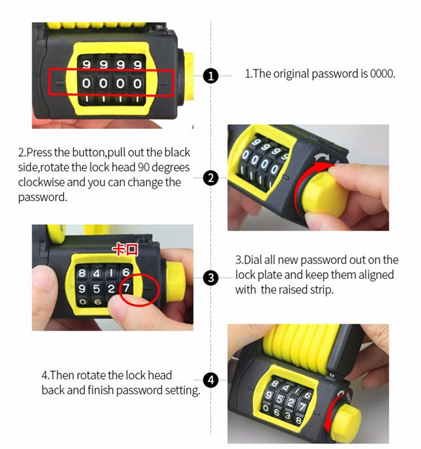 Coded-Password-Lock-Folding-Anti-Theft-4-Digital-Combination-Bicycle-Chain-Black-Yellow-1190624
