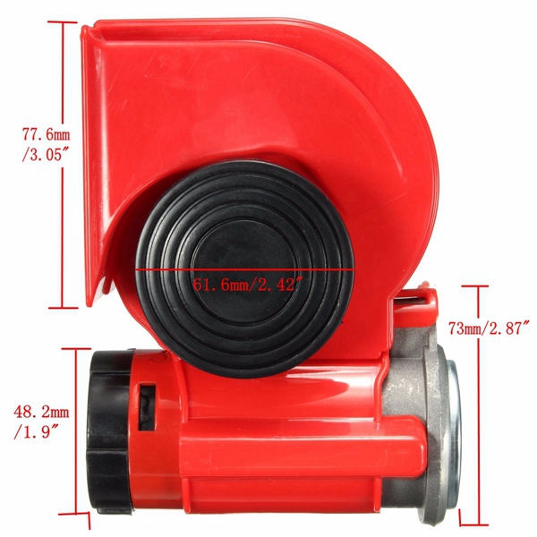 DC-12V-Red-Twin-Tone-Air-Blast-Electric-Horn-Loudspeaker-Steam-With-Relay-For-Motor-Bike-Car-Boat-1049390