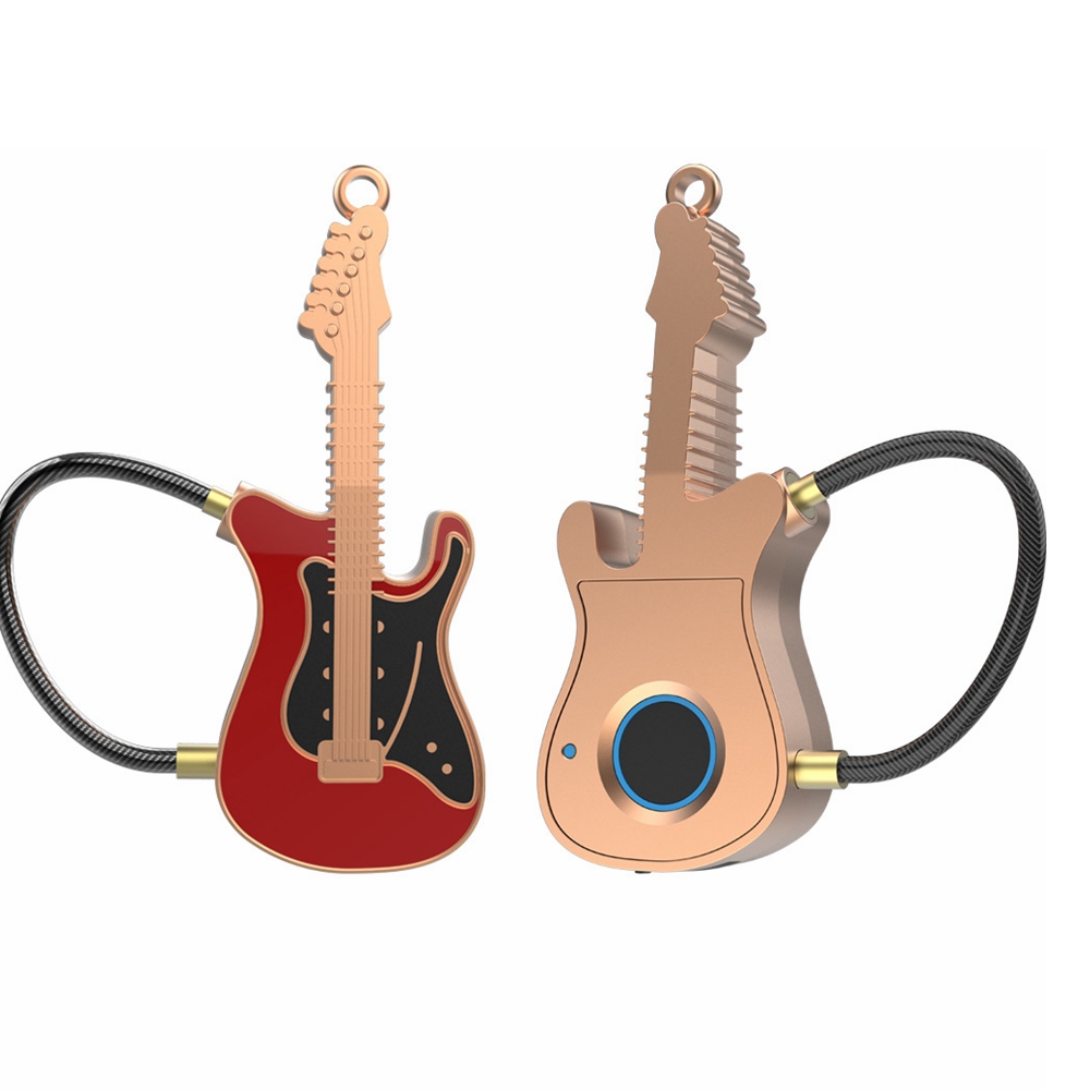 Fingerprint-APP-bluetooth-Padlock-Guitar-Style-Keyless-Anti-theft-Smart-Lock-Wireless-With-Steel-Wir-1588813