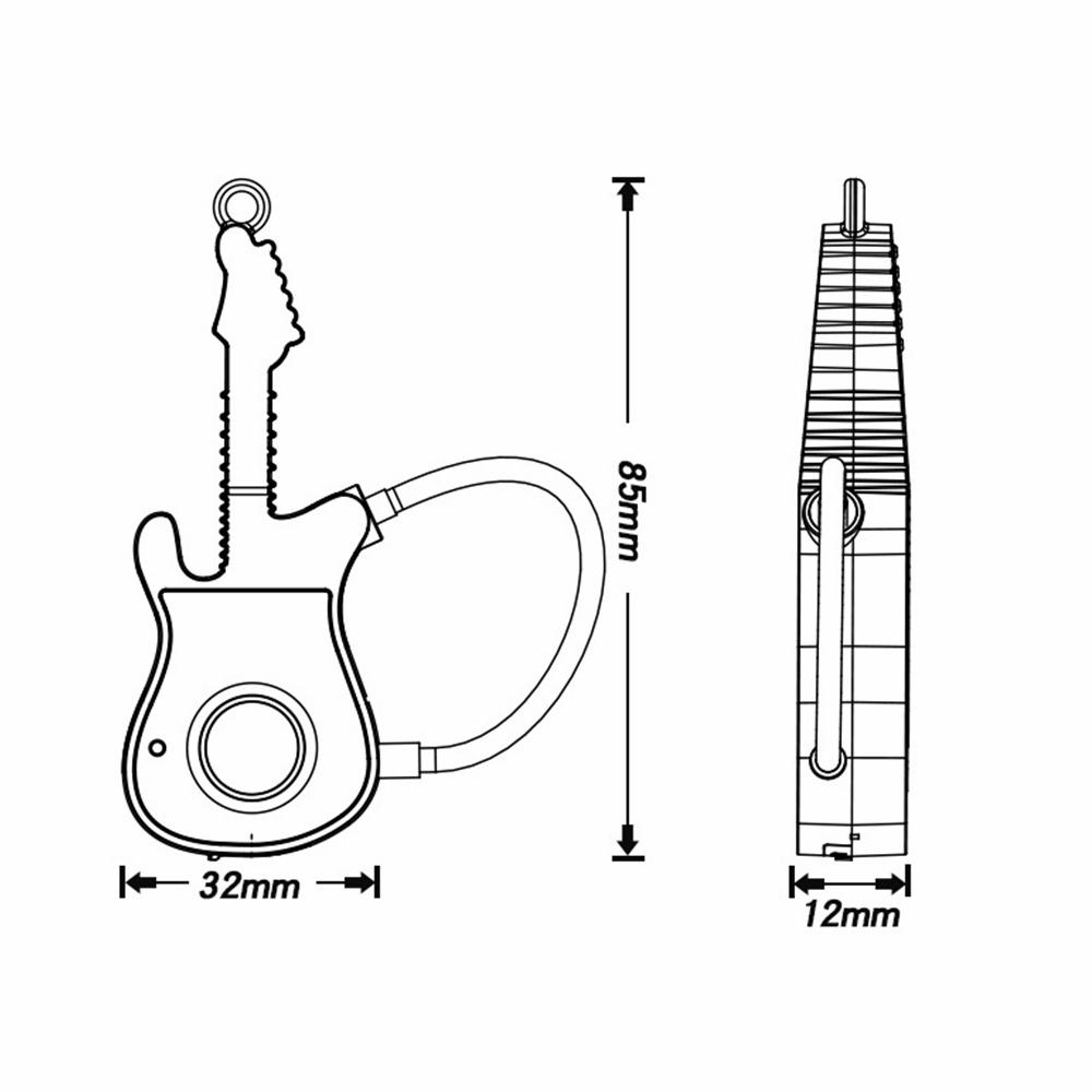Fingerprint-APP-bluetooth-Padlock-Guitar-Style-Keyless-Anti-theft-Smart-Lock-Wireless-With-Steel-Wir-1588813