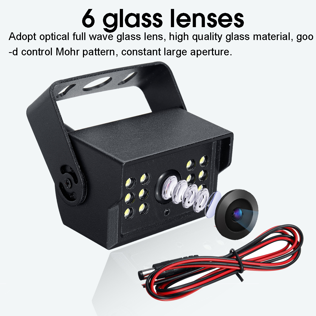 InfraredLED-Style-Rear-View-Webcam-Dash-Mirror-Monitor--HD-Waterproof-Car-Reverse-Backup-Camera-Kit-1545595