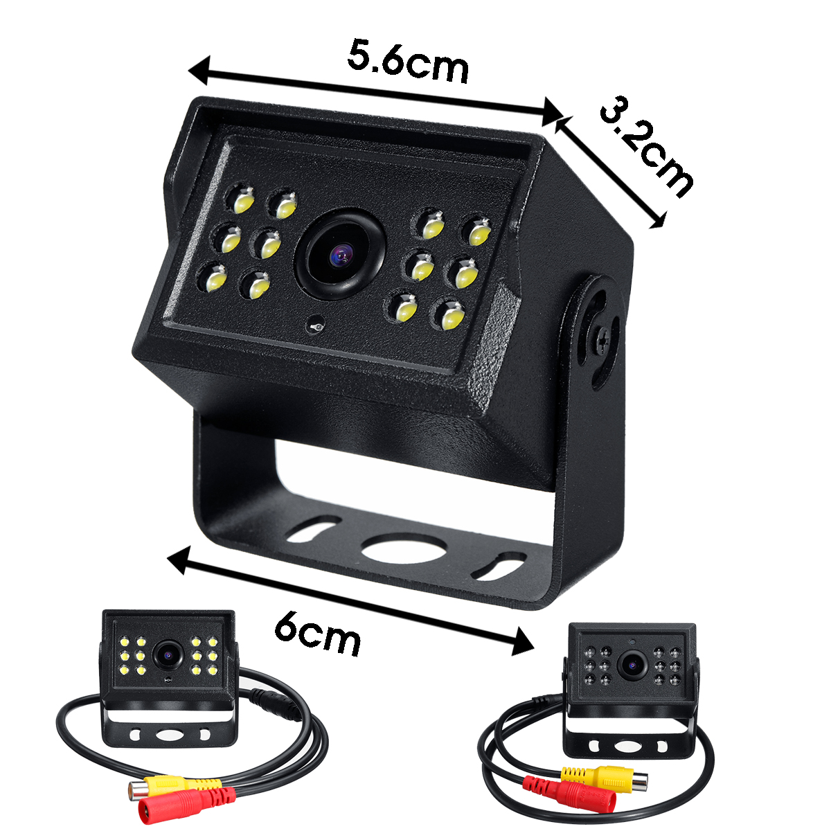InfraredLED-Style-Rear-View-Webcam-Dash-Mirror-Monitor--HD-Waterproof-Car-Reverse-Backup-Camera-Kit-1545595