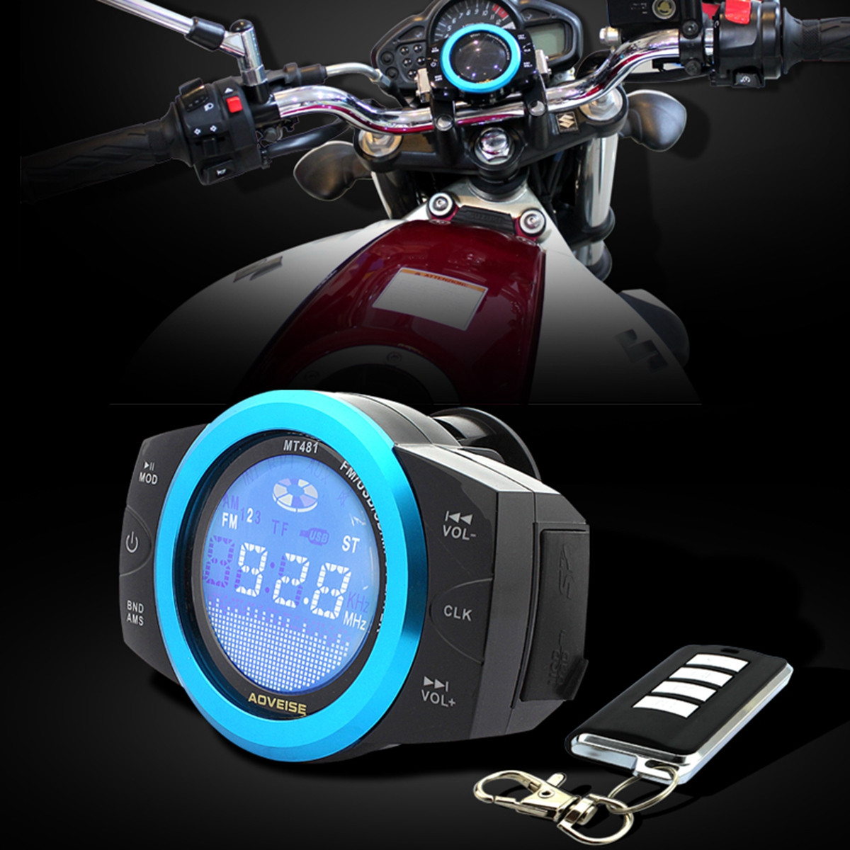 Motorcycle-Anti-Theft-Audio-System-Stereo-FMTFUSBSDMP3-Waterproof-1116112