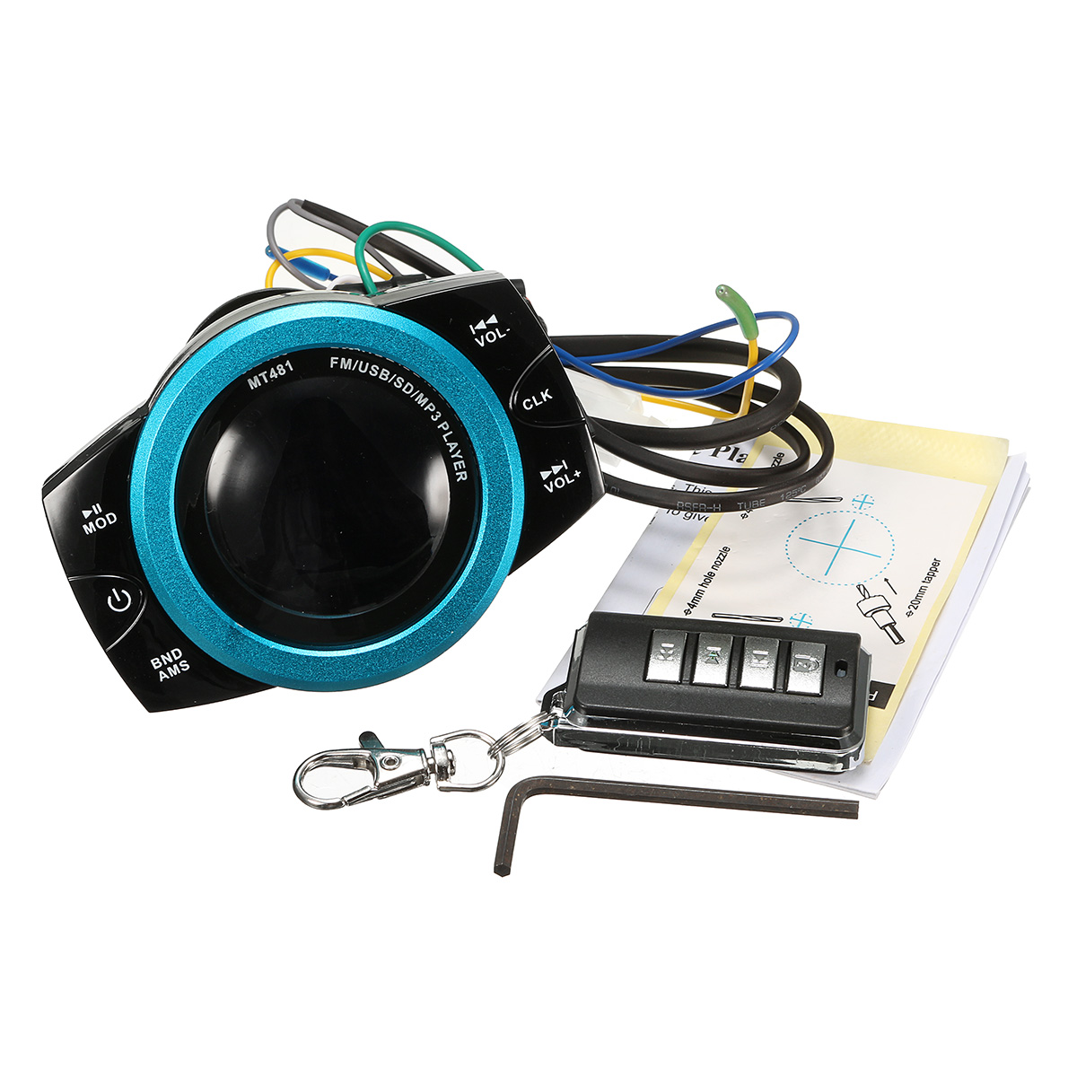 Motorcycle-Anti-Theft-Audio-System-Stereo-FMTFUSBSDMP3-Waterproof-1116112