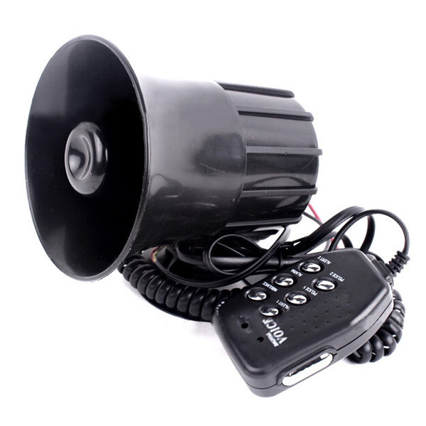 Motorcycle-Car-6-Sound-Loudspeaker-Horn-Speaker-Alarm-With-Mic-973617