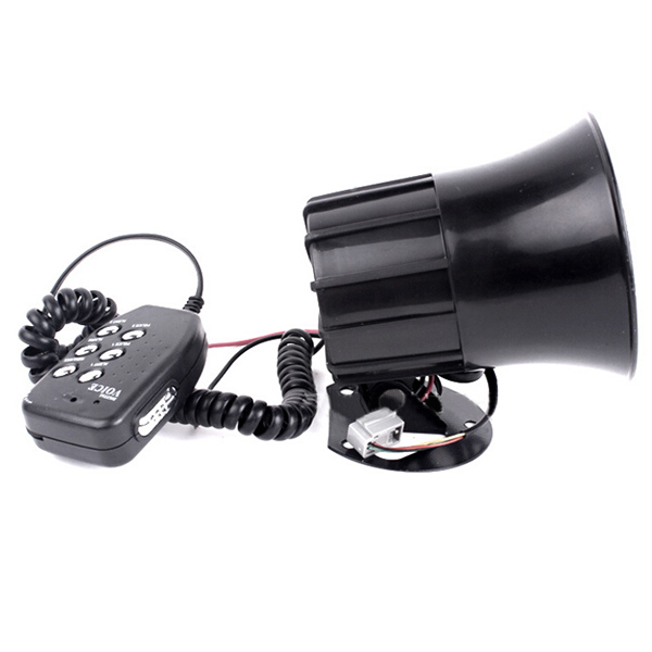 Motorcycle-Car-6-Sound-Loudspeaker-Horn-Speaker-Alarm-With-Mic-973617