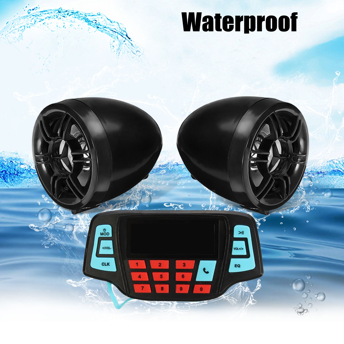 Motorcycle-Handlebar-MP3-Black-Speakers-Audio-System-USB-SD-FM-with-bluetooth-Function-1289850